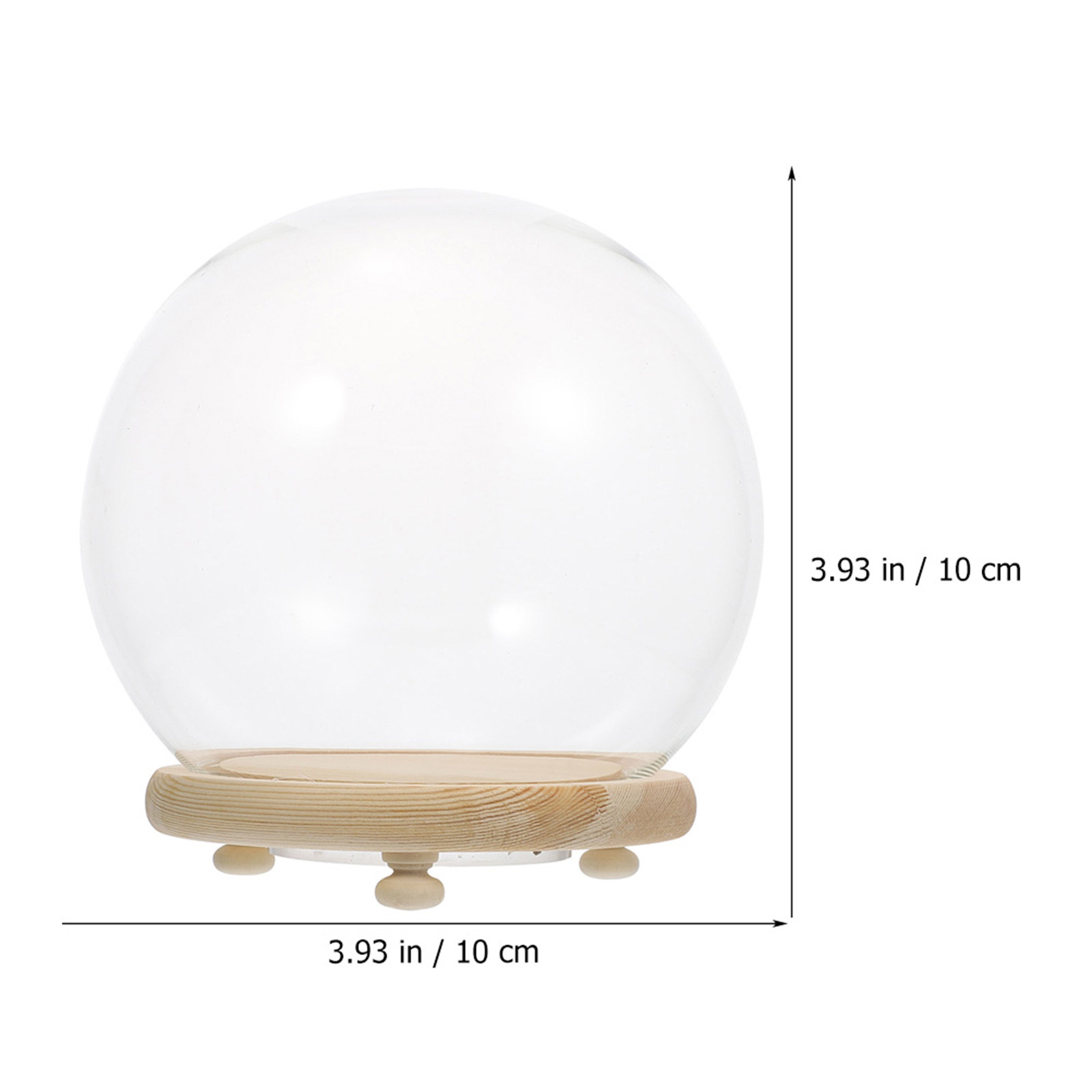 Przezroczysta szklana kopuła z – Plastic Dome Clear recenzja i cena