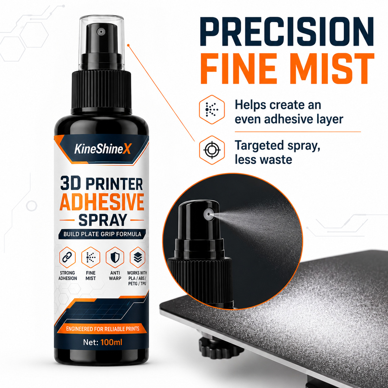 Spray klejący do drukarek 3D 1 – Misting Bottle Fine recenzja i cena